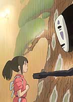 Chihiro and Kaonashi (No Face)