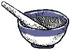 suribachi grinding bowl with pestle