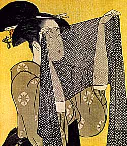 Woodblock by Utamaro